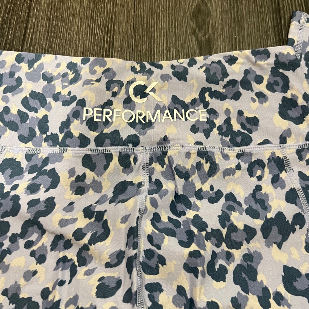 Calvin Klein Performance Purple Leopard Print Leg… - image 4